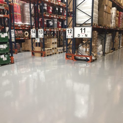floor for a factory warehouse