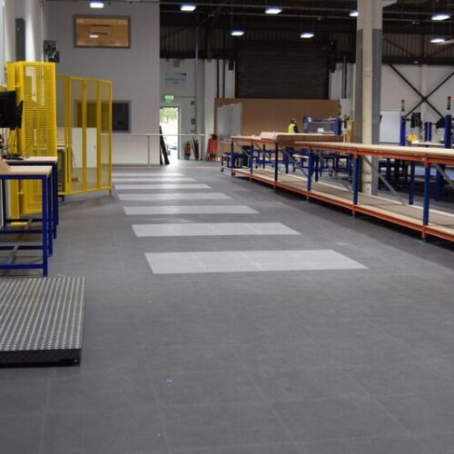 PVC interlocked flooring service in Dublin