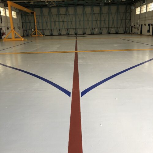 lining for aircraft hangar flooring in dublin